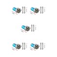 thumbnail image 3 of maskred Metal Box Transfer 370 Motor Accessory for WPL C14 Q60 Titanium Color 3.17mm 5Set, 3 of 6