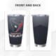 thumbnail image 3 of Taza térmica duradera de acero inoxidable 304 con tapa y pajita con temática del equipo de fútbol de los Texans Taza térmica de acero inoxidable de 20 oz Taza para automóvil Adecuada para bebidas, 3 of 8