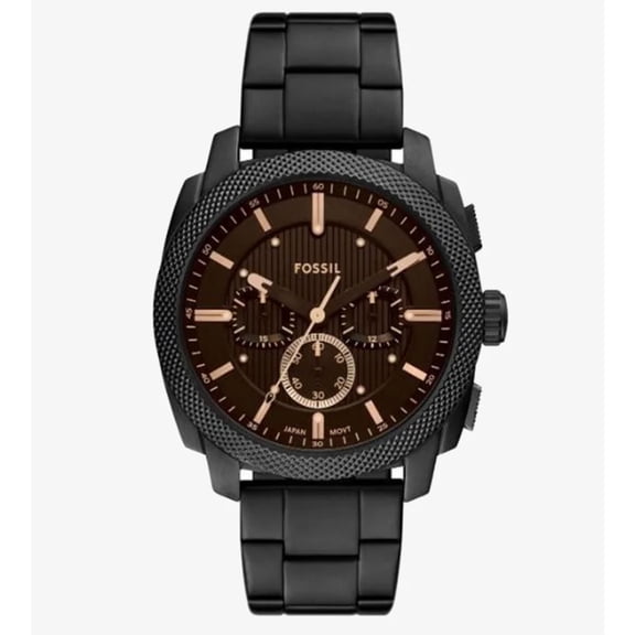 Fossil Men's Machine Brown Dial Watch - FS6097