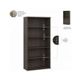 thumbnail image 2 of Hybrid Tall 5 Shelf Bookcase in Storm Gray - Engineered Wood, 2 of 2