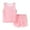 A147-Pink, variant on Caqnni Toddler Baby Boy Little Hero Short Sleeve Letter T Shirt Top Elastic Shorts Set Casual 2Pcs Outfits Summer Pjs For 18-24 Months 2t 3t 4t 5t 6t Pajamas & Dailywear Set