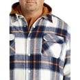 thumbnail image 3 of True Nation by DXL Men's Big and Tall Lined Flannel Shirt Jacket Navy 2XLT, 3 of 6