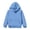 Sky Blue, variant on Boys Girls Pullover Hoodies Adjustable Drawstring Soft Solid Classic Pull On Hooded Sweatshirts for Kids Toddler
