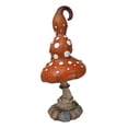 thumbnail image 6 of Enchanted Fairy Garden Giant White Spotted Toadstool Mushroom Figurine 13" H, 6 of 9