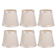 thumbnail image 1 of Lot de 6 abat-jours modernes et simples en tissu pour lustre, luminaire mural, 1 of 4