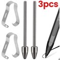thumbnail image 2 of Pointes de Remplacement en Alliage de Titane Adaptées pour Samsung Galaxy S7 S9 Note 10 20 Stylet Pointe Sans Usure Pointes de Crayon de Remplacement A-2 Pcs, 2 of 6