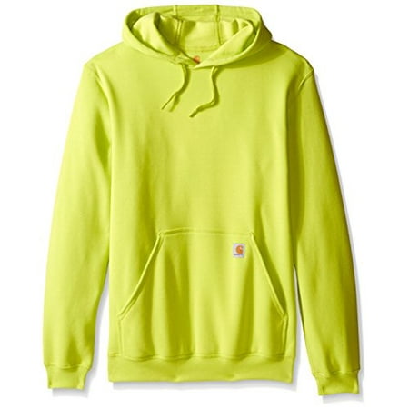 Carhartt Men's Big-Tall Midweight Sweatshirt Hooded Pullover Original Fit, Sour Apple, 2X-Large/Tall