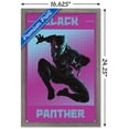 thumbnail image 3 of Marvel Shape of a Hero - Black Panther Wall Poster, 14.725" x 22.375", Framed, 3 of 3