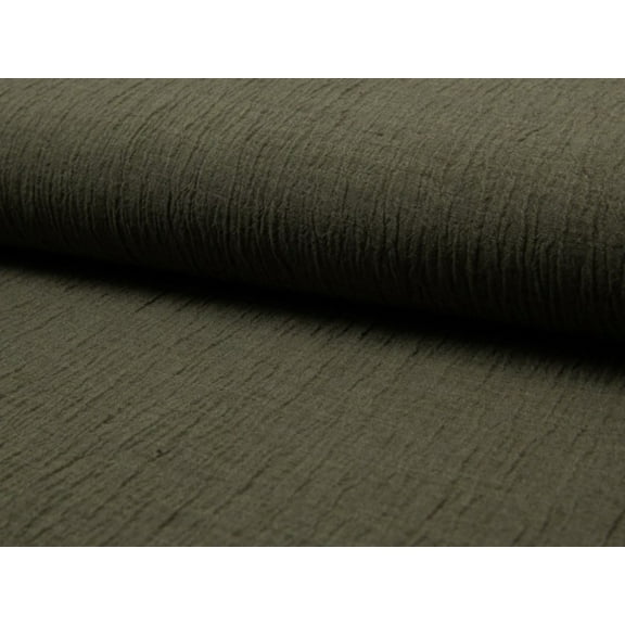 Minerva 100% Linen Fabric Khaki - per yard