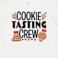 thumbnail image 4 of Inktastic Christmas Cookie Tasting Crew with Holiday Cookies Boys or Girls Baby T-Shirt, 4 of 5