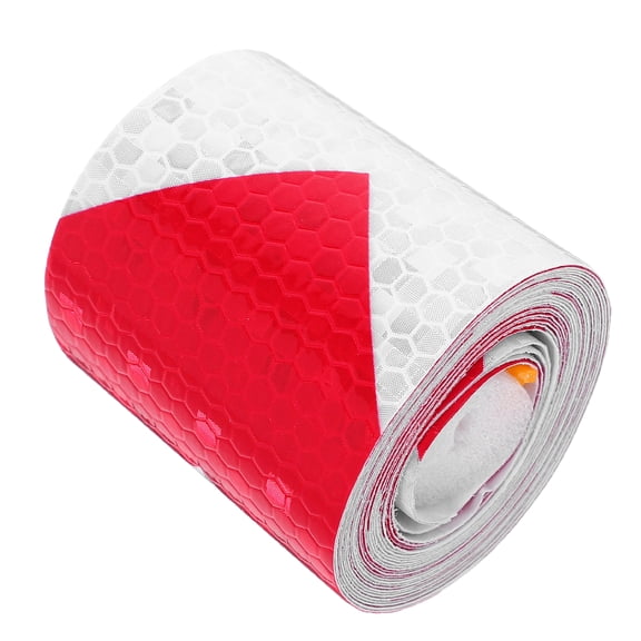 Zehuanyu 1 Roll Versatile Reflective Tape for Cars and Bikes Ideal for Driveway Markers and Construction Sites Arrow Reflective Safety Tape Caution Reflector