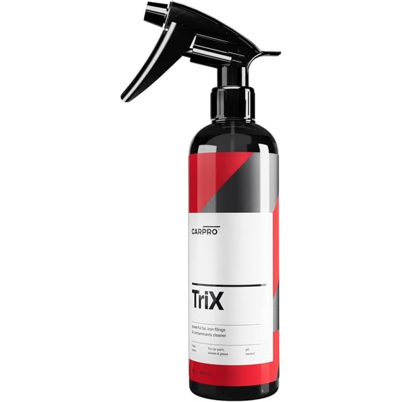 CARPRO TriX Tar & Iron Remover - Professional Strength Brake Dust, Sap, Dirt & Bug Remover - Combines IronX with TarX, Automotive Degreaser Car Wash Detailing All in One - 500mL (17oz)
