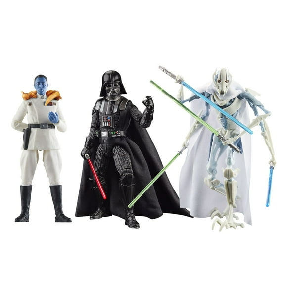 Masters of Evil (Vader, Thrawn, General Grievous) Star Wars Black Series Figures