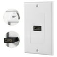 thumbnail image 4 of 1 Puerto Dorado, Placa de Pared Cubierta frontal Chapado Con ethernet para cine en Casa DVD, 4 of 7
