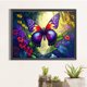 thumbnail image 1 of Cuadros Decorativos Pintura de diamante 5D DIY Taladro redondo completo Mariposa Decoración del hogar Arte Artesanía DQrwqpou embutido en tela, 1 of 7