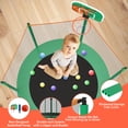 thumbnail image 2 of CITYLE Trampoline for Kids, No Gap Design 600LBS 66'' 5.5FT Toddler Trampoline Indoor Outdoor with Basketball Hoop, Mini Small Trampoline with Enclosure, Christmas Gifts for Toddlers, Boys & Girls, 2 of 8