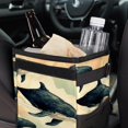 thumbnail image 6 of Whale Car Garbage Can Trash Can for Car, Foldable, with Lid, Leak-Proof, Hanging Storage Bag, 6 of 6