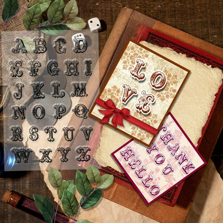 Thank You Fun Text With Heart Self-Inking Rubber Stamp Ink Stamper For Stamping Crafting Planners - 3/4 Inch Small - Black Ink