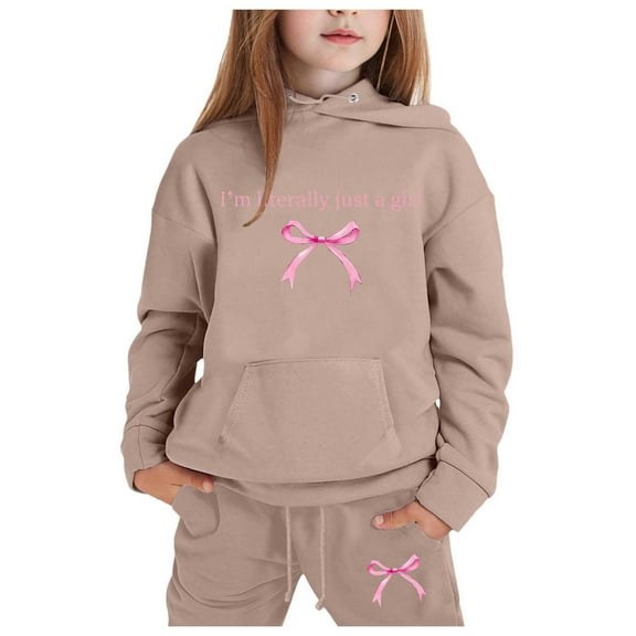 Teen Girls Sweatsuits Sets 2 Piece Relaxed St. Patrick's Day Hoodie Sets Long Sleeve Pullover Irish Day Clover Print Sweatshirt Boys Sweatsuit for Girls Boys 4T