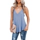 thumbnail image 3 of Camisetas de tirantes con cuello en V holgado para mujer, camisetas sin mangas informales de verano, camisetas holgadas, 3 of 6