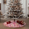 thumbnail image 4 of Rateoe Sweet Pattern Christmas Tree Skirt with Ties , Christmas Tree Decorations, Farmhouse Christmas Decor Xmas Holiday Decorations-36", 4 of 6