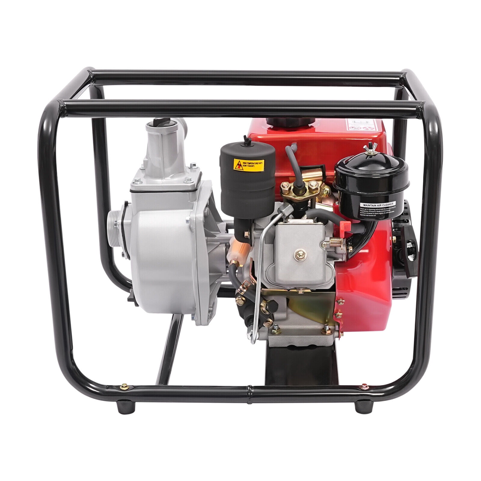 TFCFL 196CC 2'' Water Pump with 7.5m Pipe 4L Diesel Powered Water Transfer Irrigation Pump 3600rpm