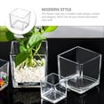 Pot Making Transparent SWETRACE Glass Cube Vase for Flower Arrangement Elegant Transparent ...