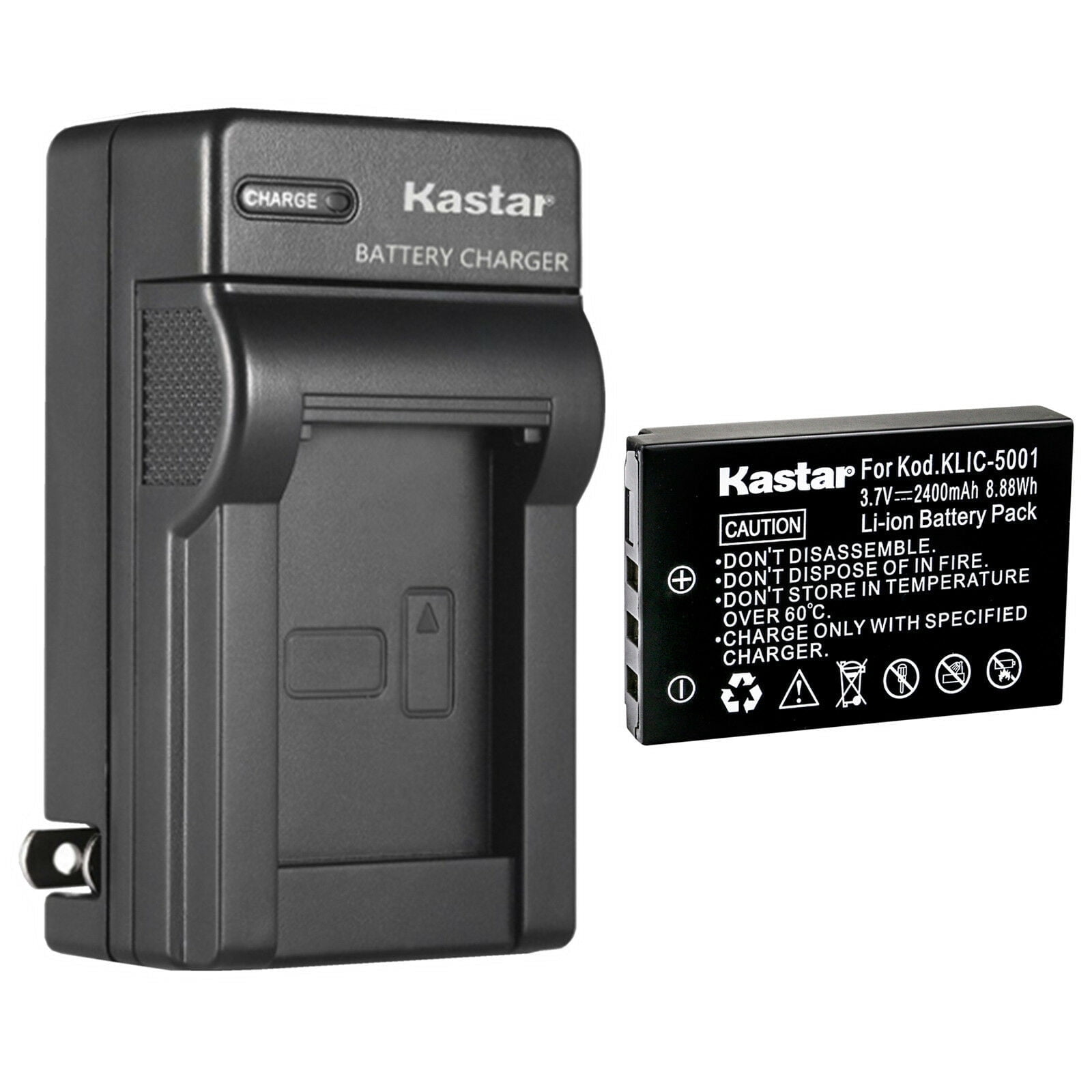 Kastar AC Wall Battery Charger Replacement for Fujifilm FinePix
