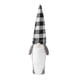 thumbnail image 1 of Wosthever Cubierta de botella de vino de rejilla, ropa de muñeca sin rostro de Navidad, bolsa de regalo, sombrero de cerveza de champán, manga Rejilla blanca negra, 1 of 6