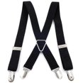 thumbnail image 4 of 4 Clips 25CM Wide Men Suspenders Women Elastic Adjustable Adult Braces Suspender Kids Children Boys Girls Wedding Accessories, 4 of 5