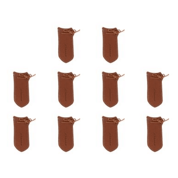 Cubierta Del La Sartén Accesorios Utensilios para Acampar Cuero PU (café Profundo)