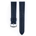 thumbnail image 2 of Hirsch Camelgrain Pro Skin Leather Watch Strap - Blue - M - 12mm - Gold Buckle, 2 of 9