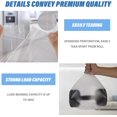 thumbnail image 4 of 1 Gallon Small Trash Bags - 3 Rolls 105 Count Clear White 1 Gallon Garbage Bag Strong, Leakage-Free Unscented Thick Plastic Wastebasket Liners for Bathroom, Office, Kitchen, 4 of 7
