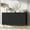 Black, variant on TEQIN Fluted Dresser with 7 Drawers,55.1" W Dressers for Bedroom,Modern Chest of Drawers with Metal Handle,Chest of Drawers for Living Room Hallway Entryway