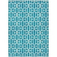 thumbnail image 2 of Addison Rugs Chantille Indoor/Outdoor Transitional Geometric Turquoise Washable Rectangle Rug, 9' x 12', 2 of 6
