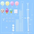 thumbnail image 3 of Soporte para globos Zyloon, fiesta de helado, 2 juegos, kit de mesa, 3 of 6