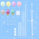 thumbnail image 3 of Soporte para globos Zyloon, fiesta de helado, 2 juegos, kit de mesa, 3 of 6