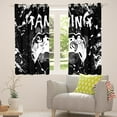 thumbnail image 5 of Gamer Curtains & Drapes Gaming 30%-50% Blackout Curtains Video Gamer Room Decor,Gamepad Controller Gamer Window Curtains White Black Tie Dye Window Treatments, 5 of 6