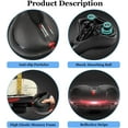 thumbnail image 5 of MixMart Men's and Women's Comfort Bicycle Saddle 9.8 x 7.9 x 3.5 inches, PU Material, Dual Shock Absorbing Spherical Waterproof Wide Bicycle Saddle for Road Bike, 5 of 6