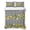 black, variant on Twin Quilt Set 68''x86'', Navy Blue Spring Floral Lightweight Summer Bedspread Coverlet Set with 2 Pillow Shams, Elegant Pastoral Flowers Breathable All Season Quilt Bedding for Dorm/Bedroom