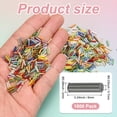 thumbnail image 3 of Uxcell 1800-Pack Cuentas Bugle, Cuentas de Vidrio de Tubo Bugle de 2x6mm para Manualidades DIY/Pulsera/Collares Gris, 3 of 7