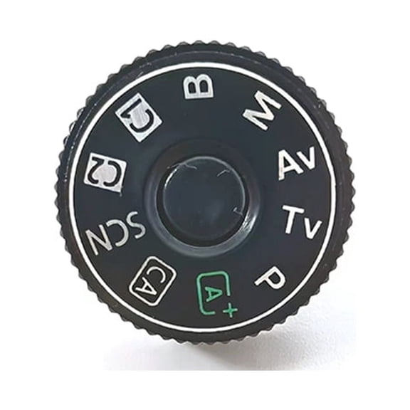 Injueey Cubierta de la cámara Dial de modo con tapa de interfaz Placa de identificación Kit de tocadiscos Cámaras digitales DSLR Repuestos Accesorios de cámara y óptica