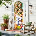 thumbnail image 6 of Kumdkd Easter Door Curtain for Front Door, Large 70.87x35.43in Polyester Holiday Party Decor, Spring Festival Door Cover for Classroom Office Store Wall Decoration, Multicolor, 6 of 6