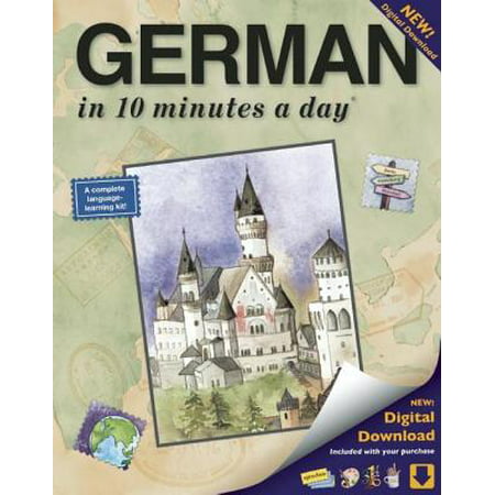German in 10 Minutes a Day : Language Course for Beginning and Advanced Study. Includes Workbook, Flash Cards, Sticky Labels, Menu Guide, Software, Glossary, and Phrase Guide. Grammar. Bilingual Books, Inc.