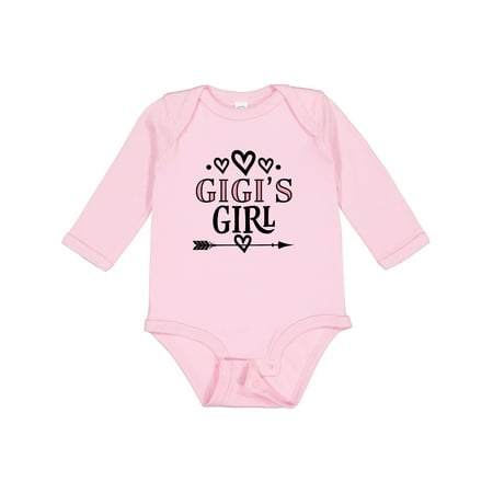 

Inktastic Gigi Girl Granddaughter Gift Baby Girl Long Sleeve Bodysuit