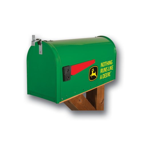 Tractor Mailbox John Deere 'Nothing Runs Like a Deere'