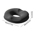 thumbnail image 3 of Stress-Relieving Thickened Chair Cushion Soft Memorys Foam Seat Cushion For Office Chair Kitchen Dining Desk Wheelchair Non-Slide Bottom Round Pad, 3 of 6