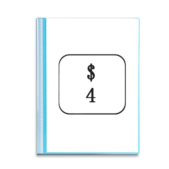 Keyboard Symbol 4 Art Deco Fashion Book Sheet Protectors Portfolio Binder Folder