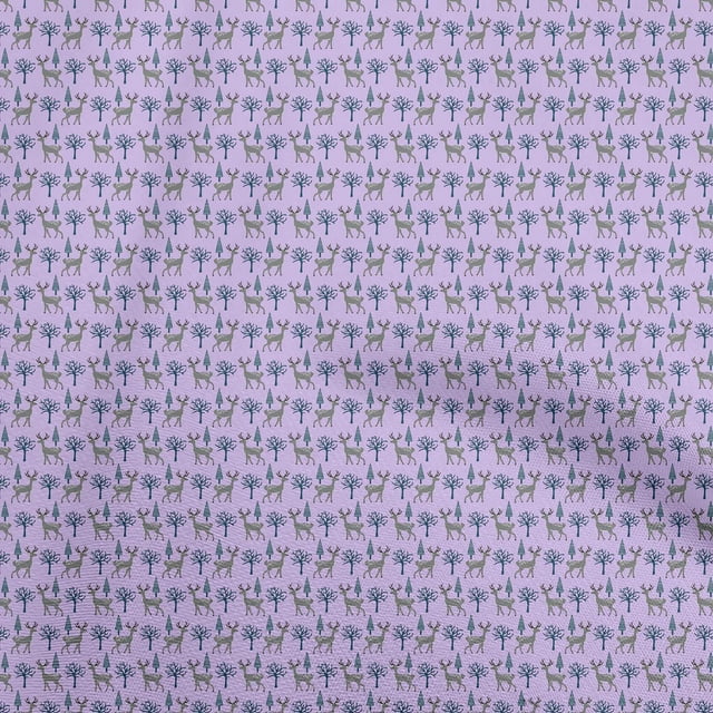 oneOone Silk Tabby Violet Fabric Animal Sewing Craft Projects Fabric Prints By Yard 42 Inch Wide