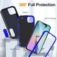 thumbnail image 5 of JTCASES Compatible with iPhone 14 Plus Case Heavy Duty Protective Rugged Phone Case, Full Body Anti-dust Shockproof Drop Proof Armor Durable Cover Case for iPhone 14 Plus 6.7 inch, Deepblue/Royalblue, 5 of 10